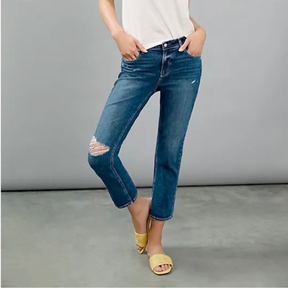 Paige Brigitte mid rise crop jeans 26